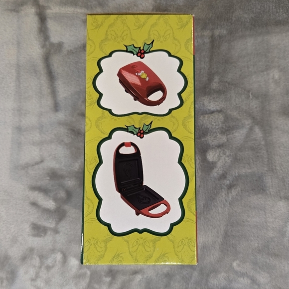Brand New Dr. Seuss The Grinch Grilled Cheese Sandwich Maker - Picture 7 of 8